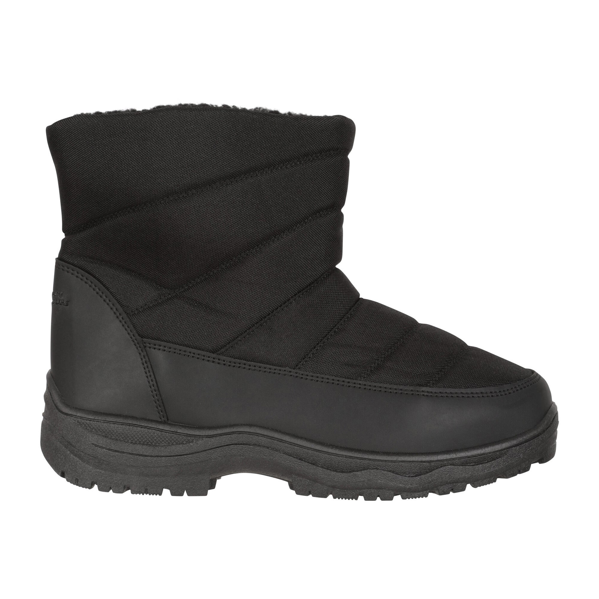 Womens/Ladies Icey Fleece Lined Ankle Snow Boots (Black) 4/4