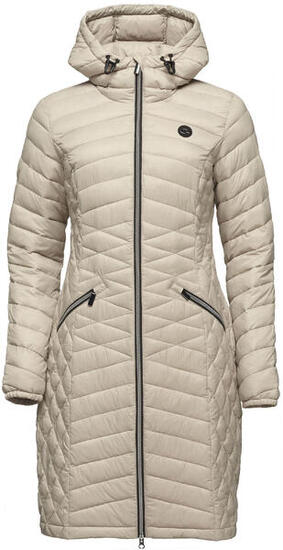 Damenmantel LOAP Jemina – wasserdicht, beige, S