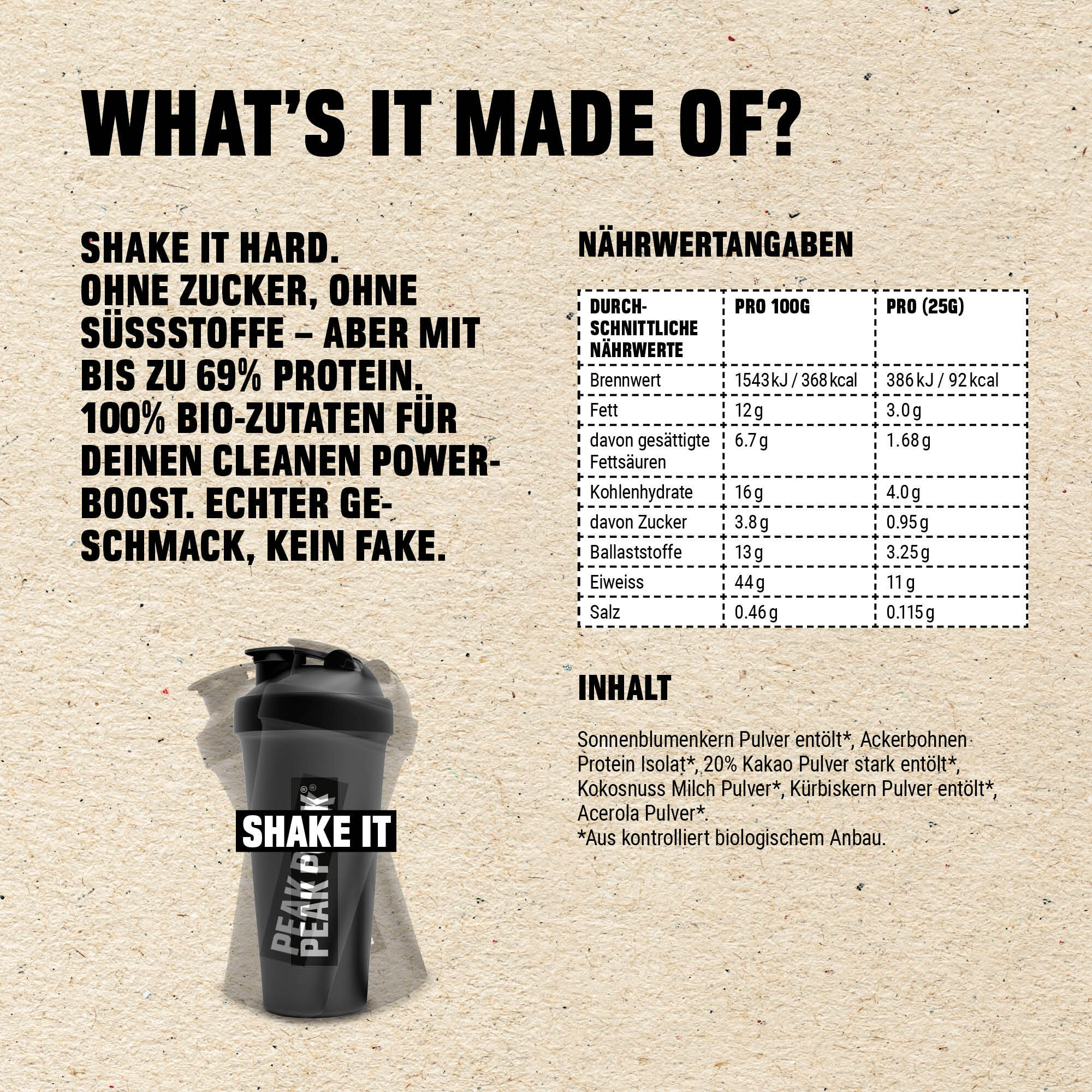 High Protein Shake Choco 3/7