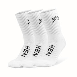 Chaussettes de sport mi-hautes - Tous les jours - Blanc - 3-PACK