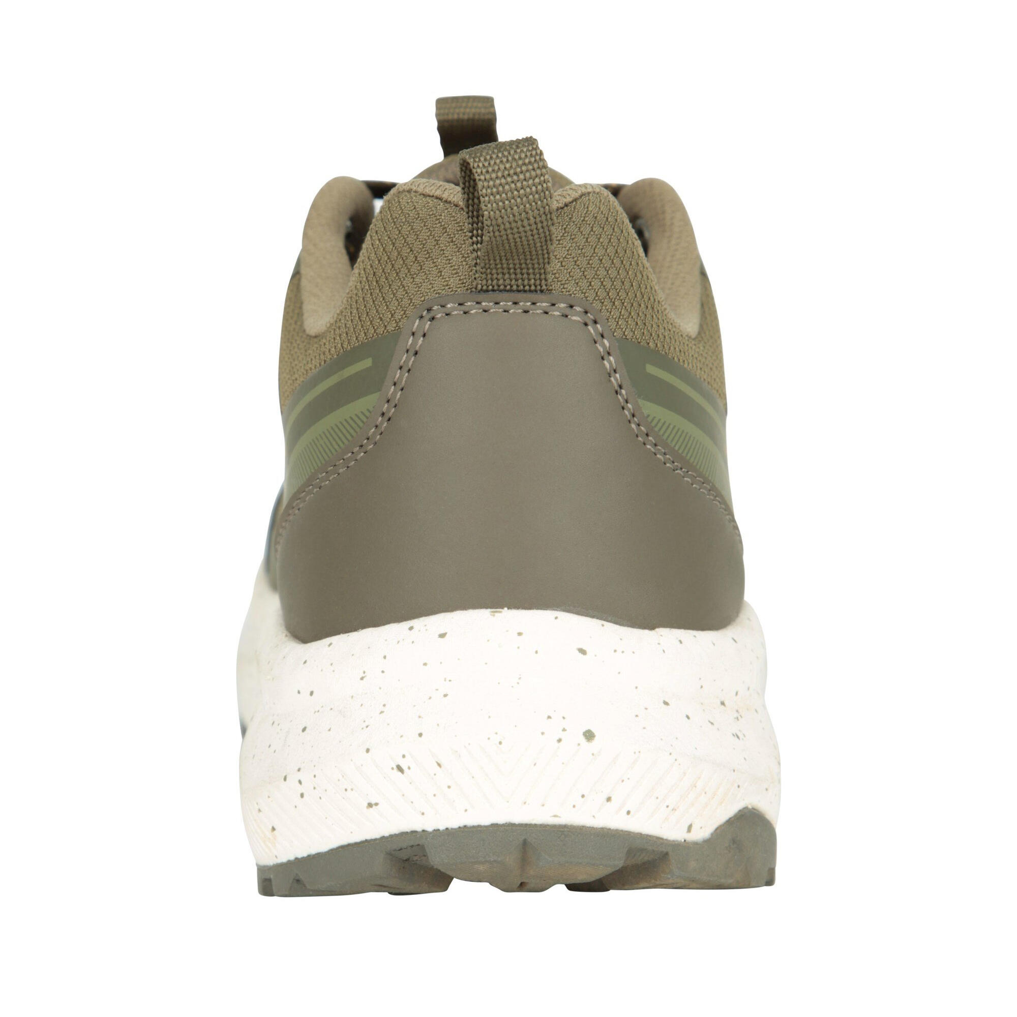 Mens Momentum Waterproof Walking Shoes (Khaki Green) 2/4