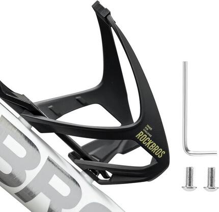 ROCKBROS Road to Sky Fleshouder Fiets met Bandenlichter Zwart 7,3 cm