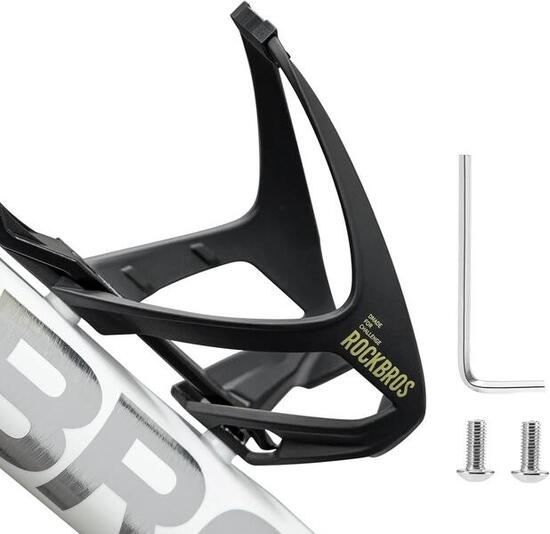 ROCKBROS Road to Sky Fleshouder Fiets met Bandenlichter Zwart 7,3 cm
