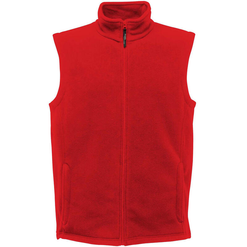 210 Microfleece Bodywarmer Weste Herren Rot