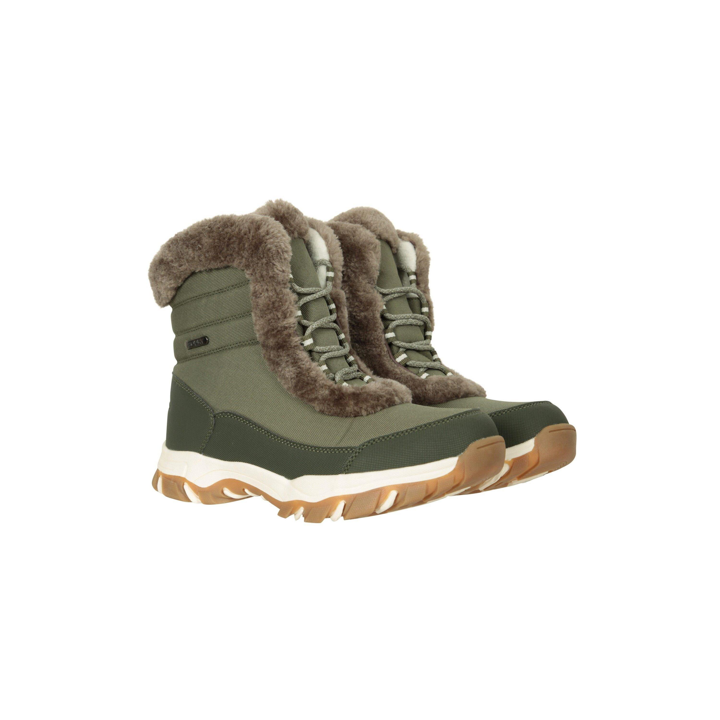 MOUNTAIN WAREHOUSE Stivali Da Neve Tessuto Termico Donna Mountain Warehouse Ohio Cachi Chiaro