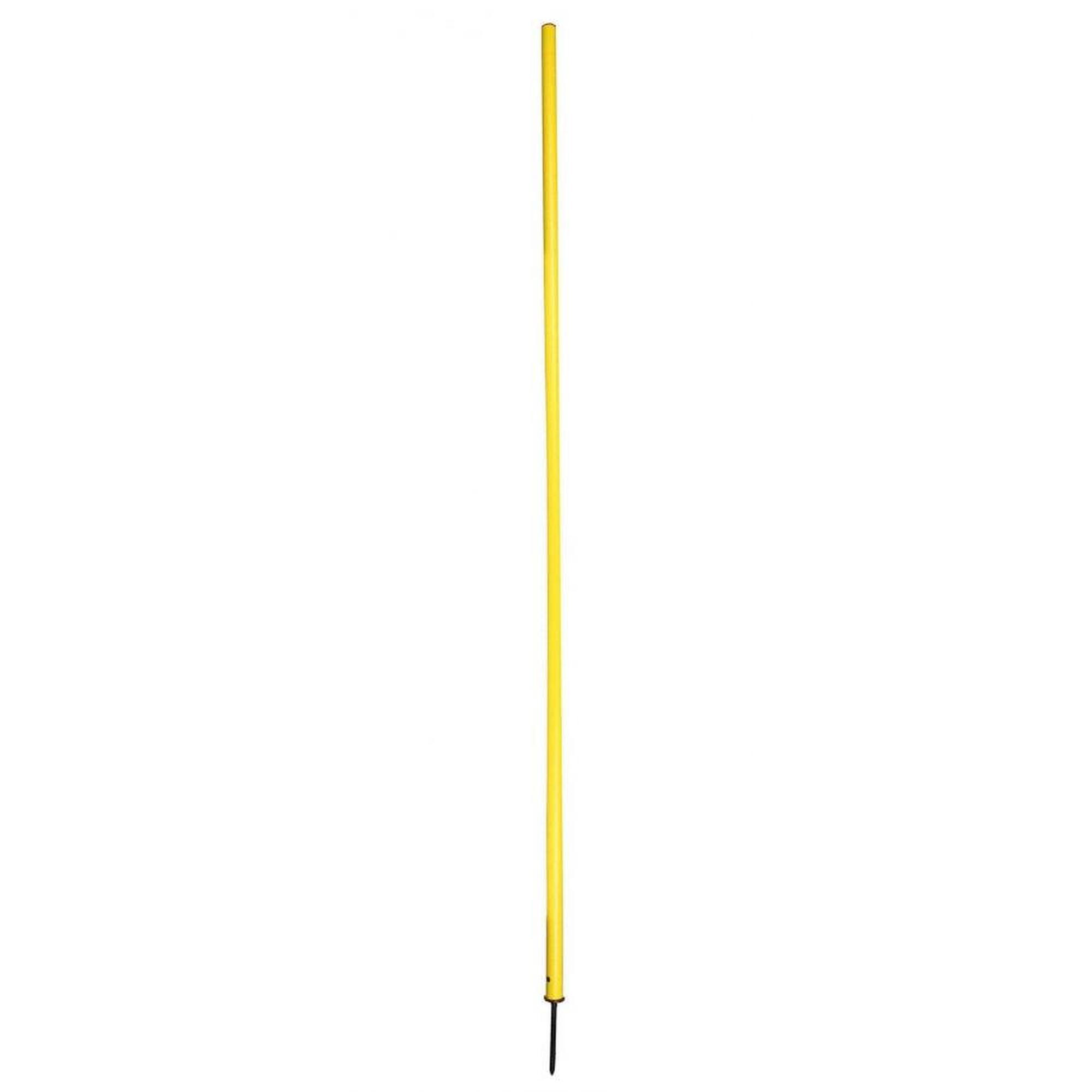 Set 12 bastoane jalon antrenament Sportech, varf metalic, 170 cm husa transport