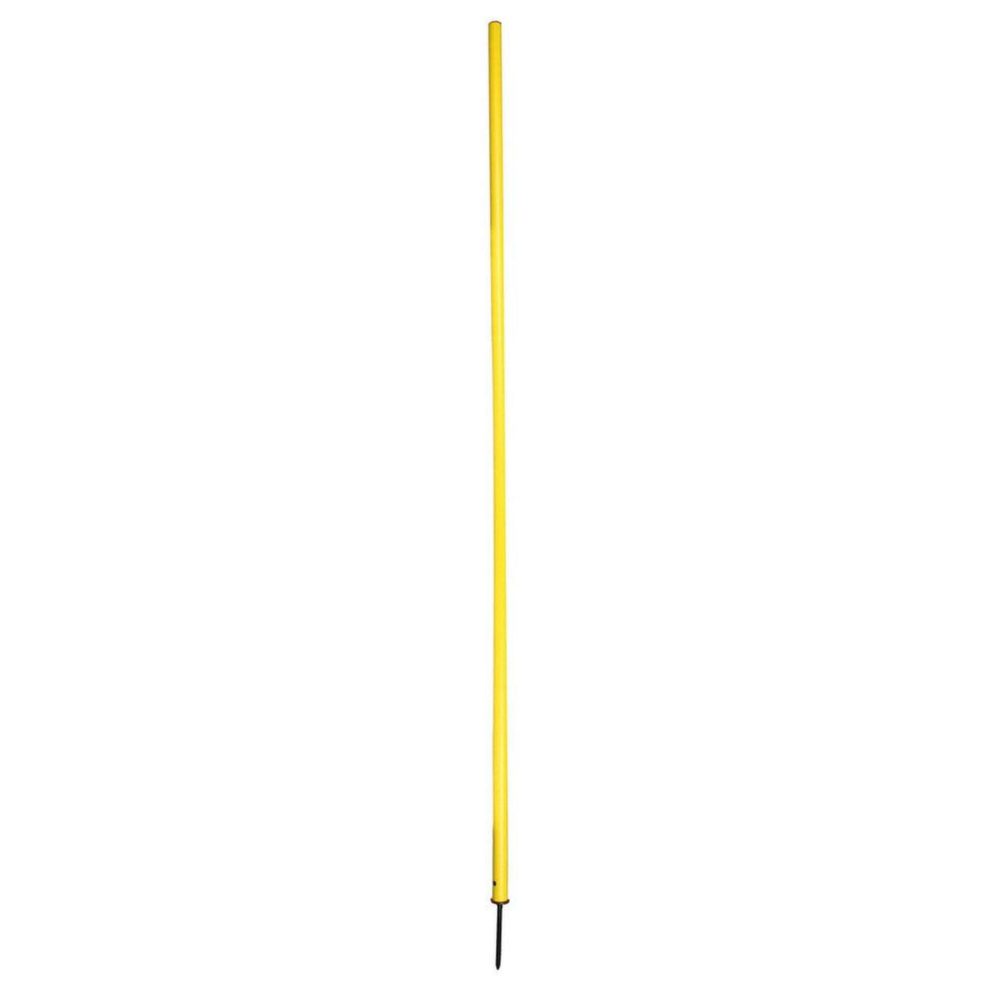 Set 12 bastoane jalon antrenament Sportech, varf metalic, 170 cm husa transport