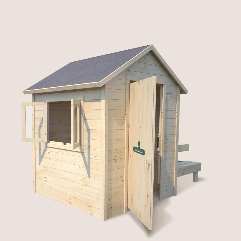 Cabane en bois avec table pique-nique TIANA 5/5