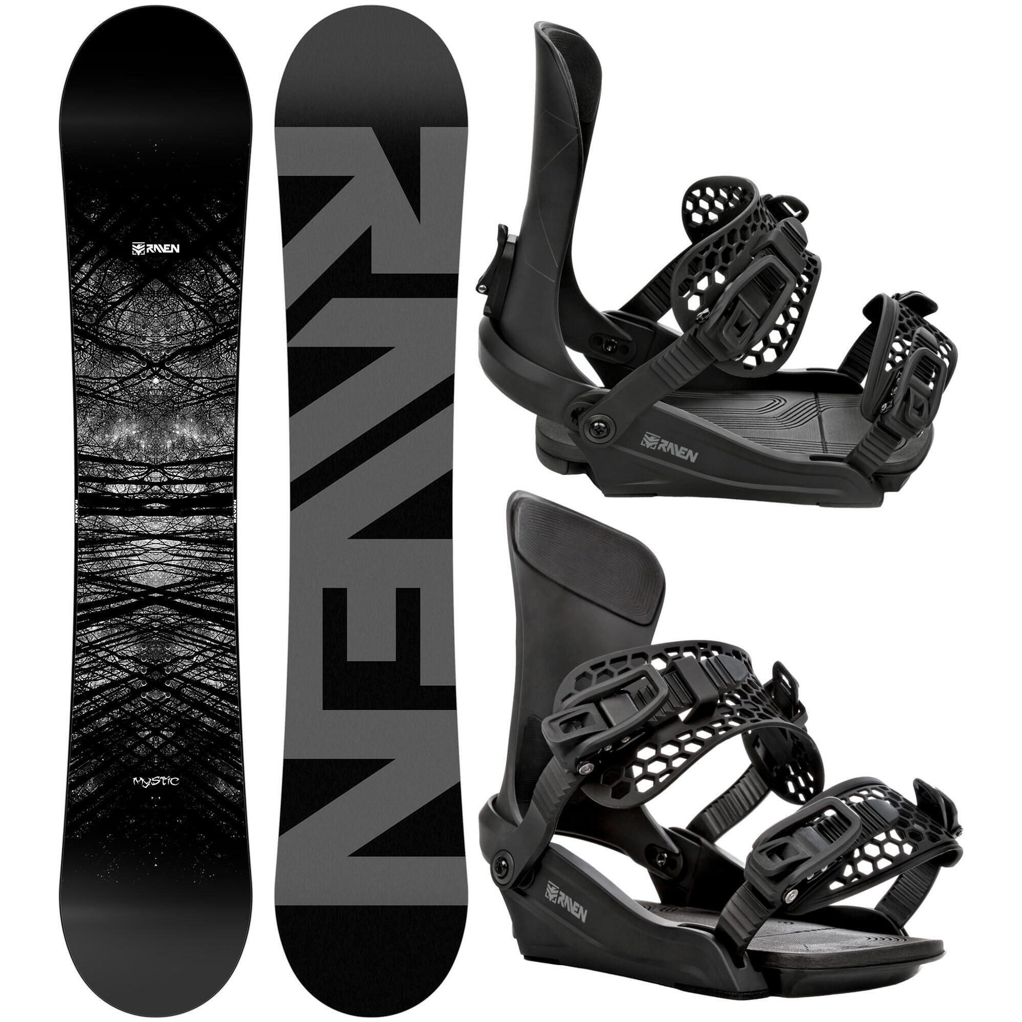 Zestaw Snowboard Raven Mystic + Wiązania Raven King