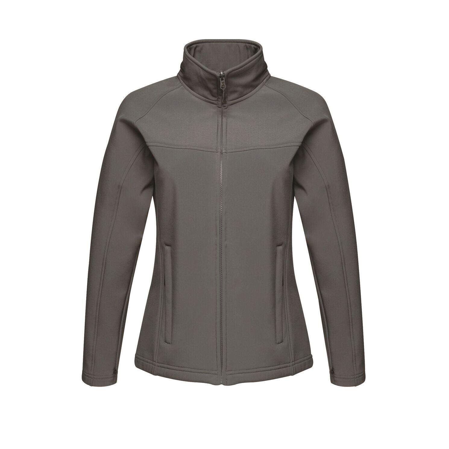 REGATTA Ladies Uproar Softshell Wind Resistant Jacket (Seal Grey)