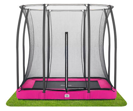 Comfort Edition Ground - Inground trampoline - 214x153cm - Roze