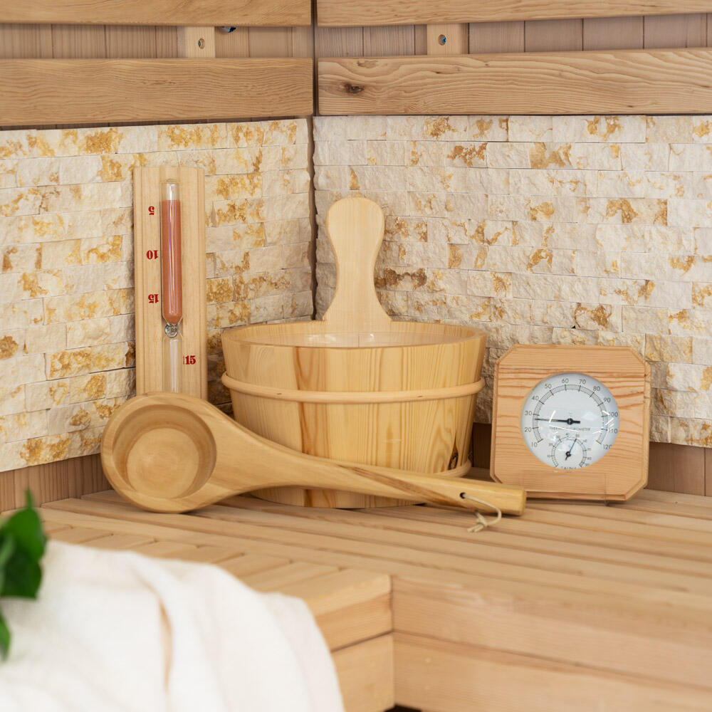 Accesorios para sauna, 5 piezas. Q PREMO 2/6