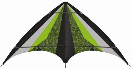 Cerf-volant acrobatique Gunther Neon Loop GU1077 Vert 160 x 80 cm