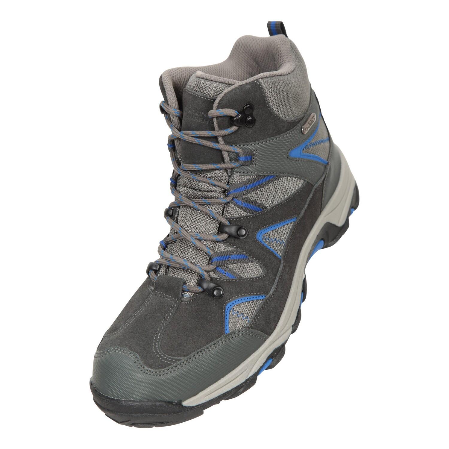 MOUNTAIN WAREHOUSE Scarponi Da Trekking Pelle Scamosciata Uomo Mountain Warehouse Rapid Grigio