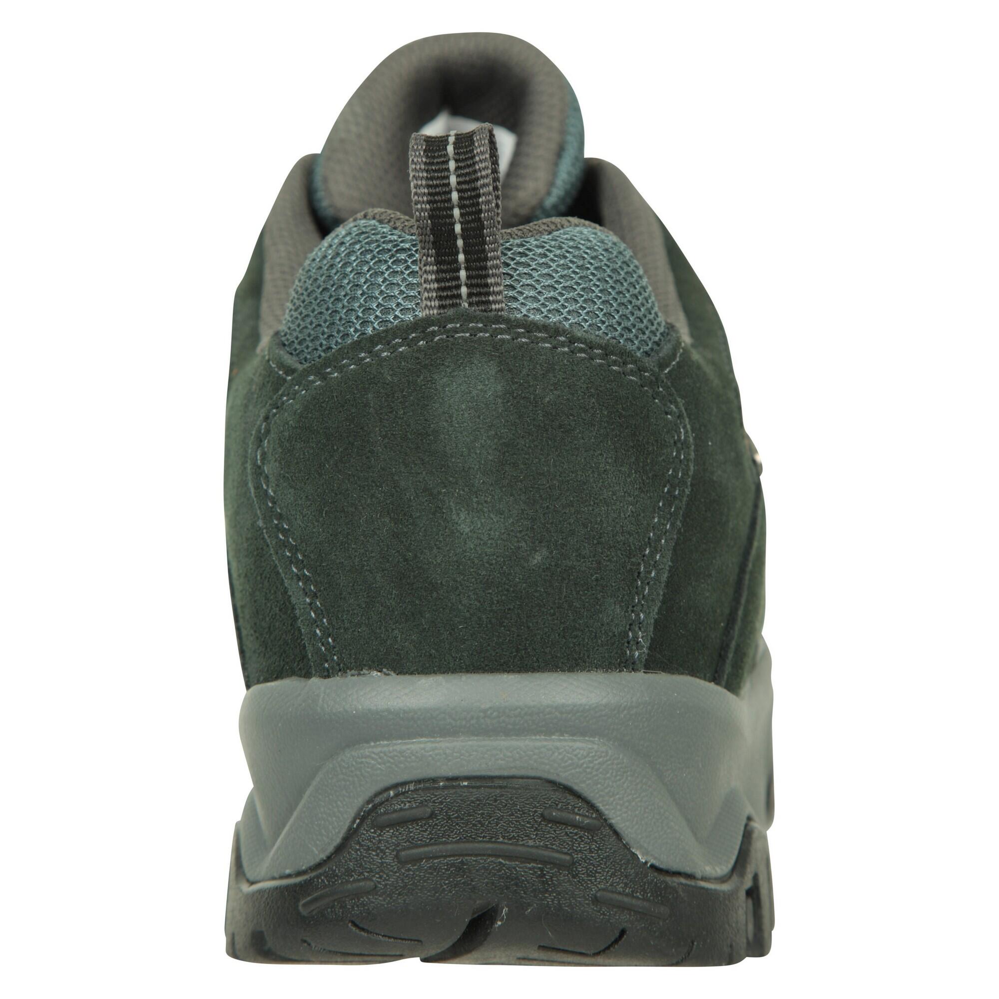 Mens Voyage Suede Waterproof Walking Shoes (Black) 2/4