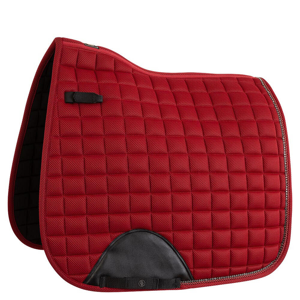 Br - Tapis De Dressage Pour Cheval Br Equitation Ace Flow - Tapis De Selle - Rouge - Fs - Decathlon