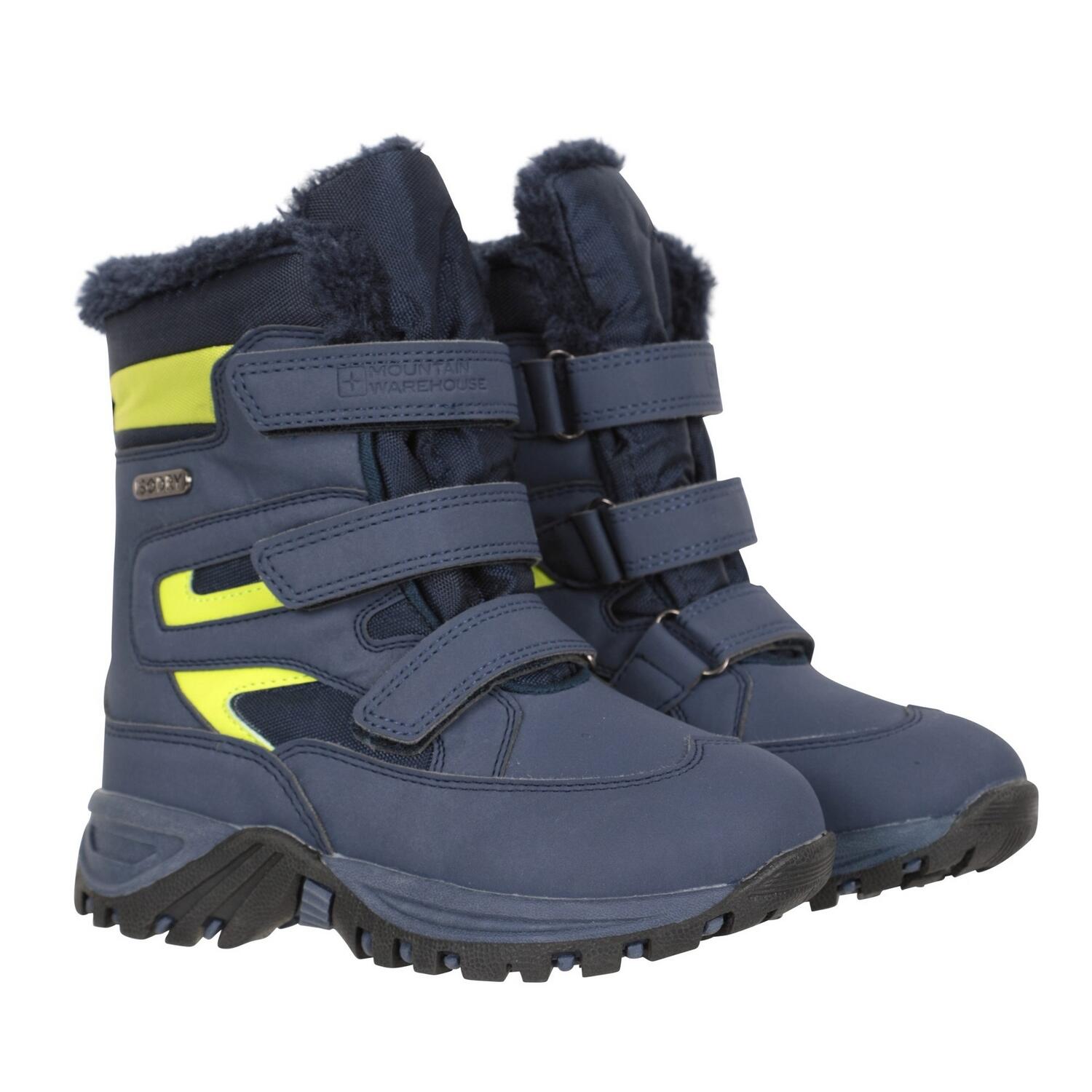 MOUNTAIN WAREHOUSE Childrens/Kids Chill Winter Boots (Green)