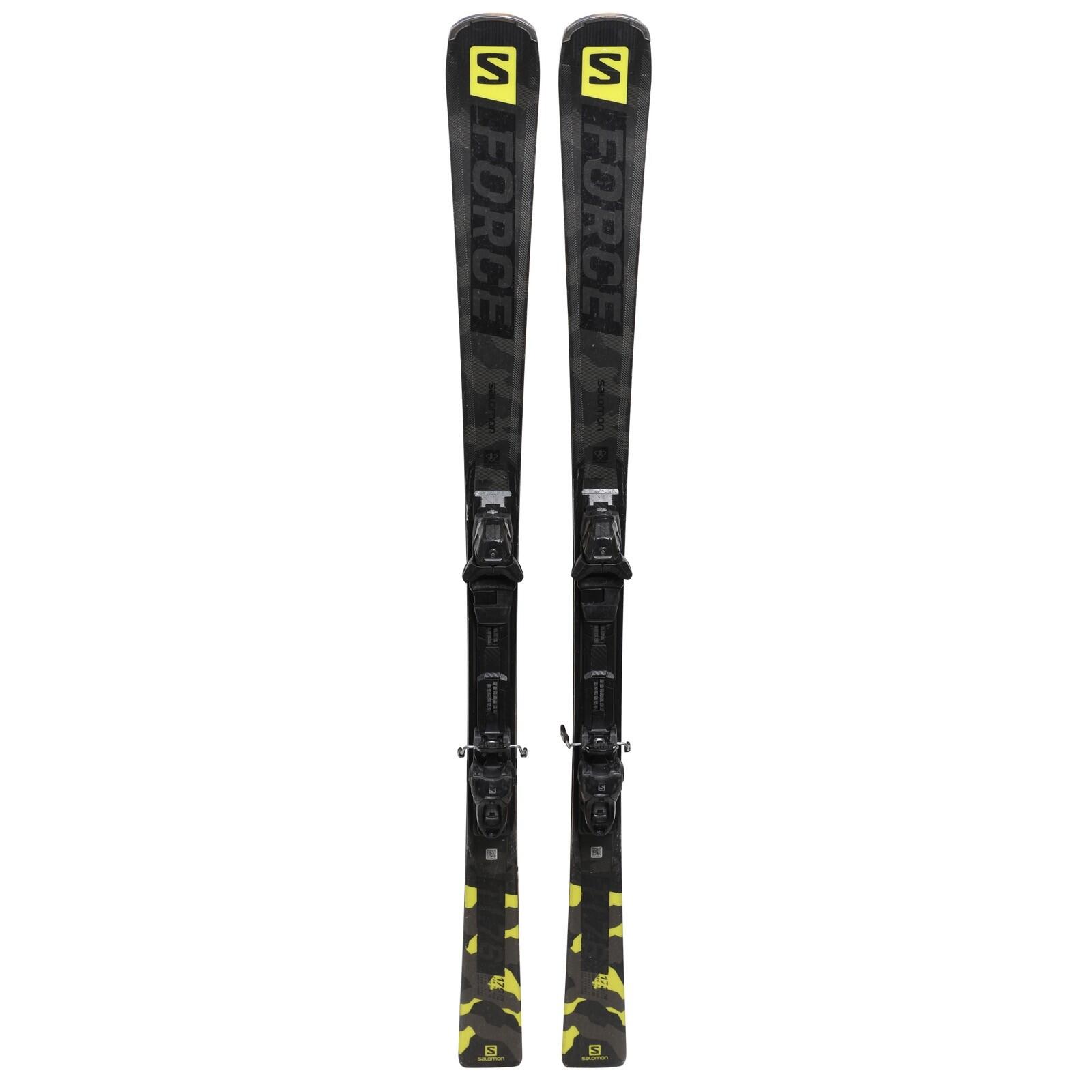 RECONDITIONNE - Ski Salomon S Force Ti 76 + Fixations 2/4