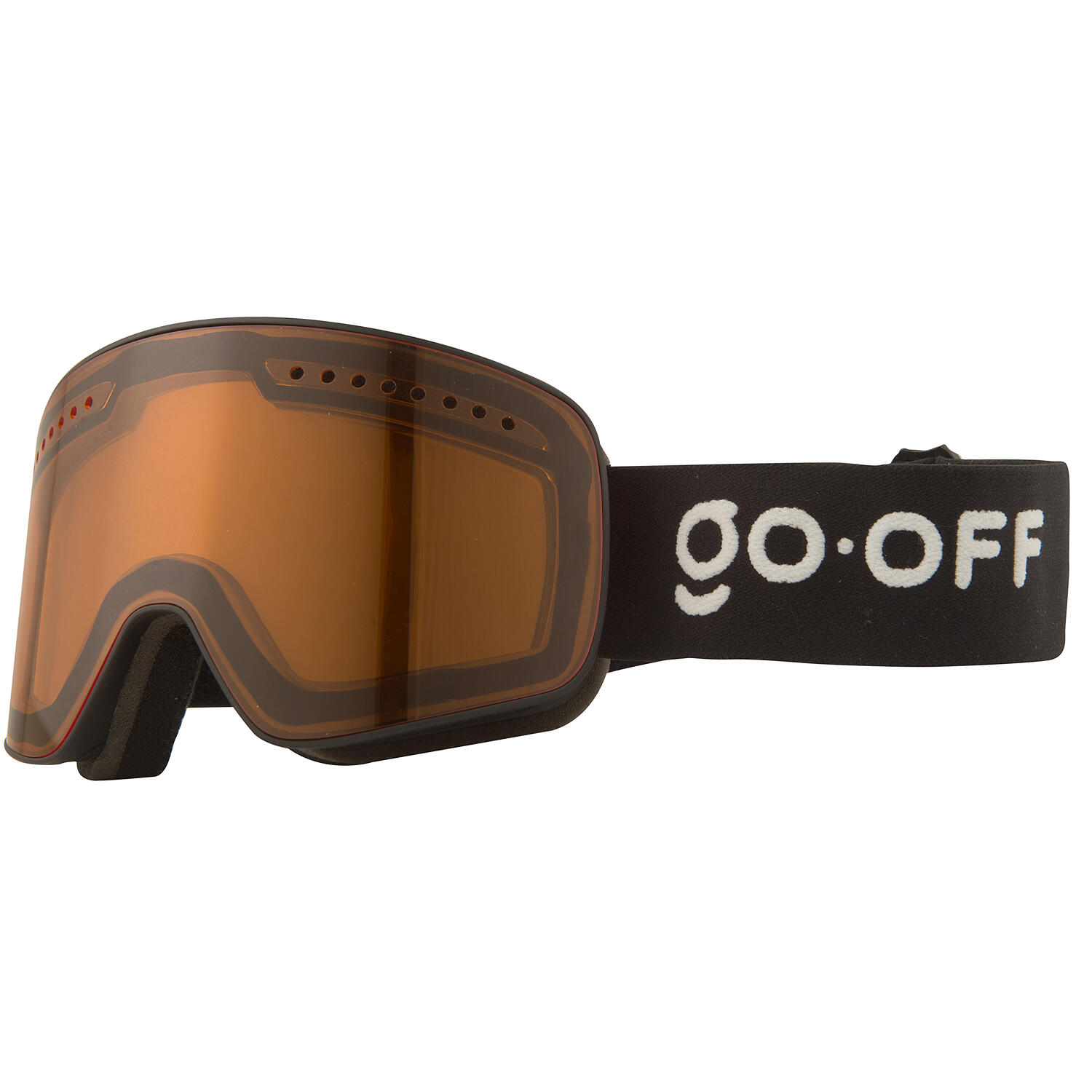 Masque GO-OFF MAGNET avec 2 écrans – violet et orange 2/7