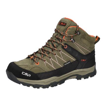 Chaussures de randonnée pour enfants RIGEL MID, en cuir imperméable