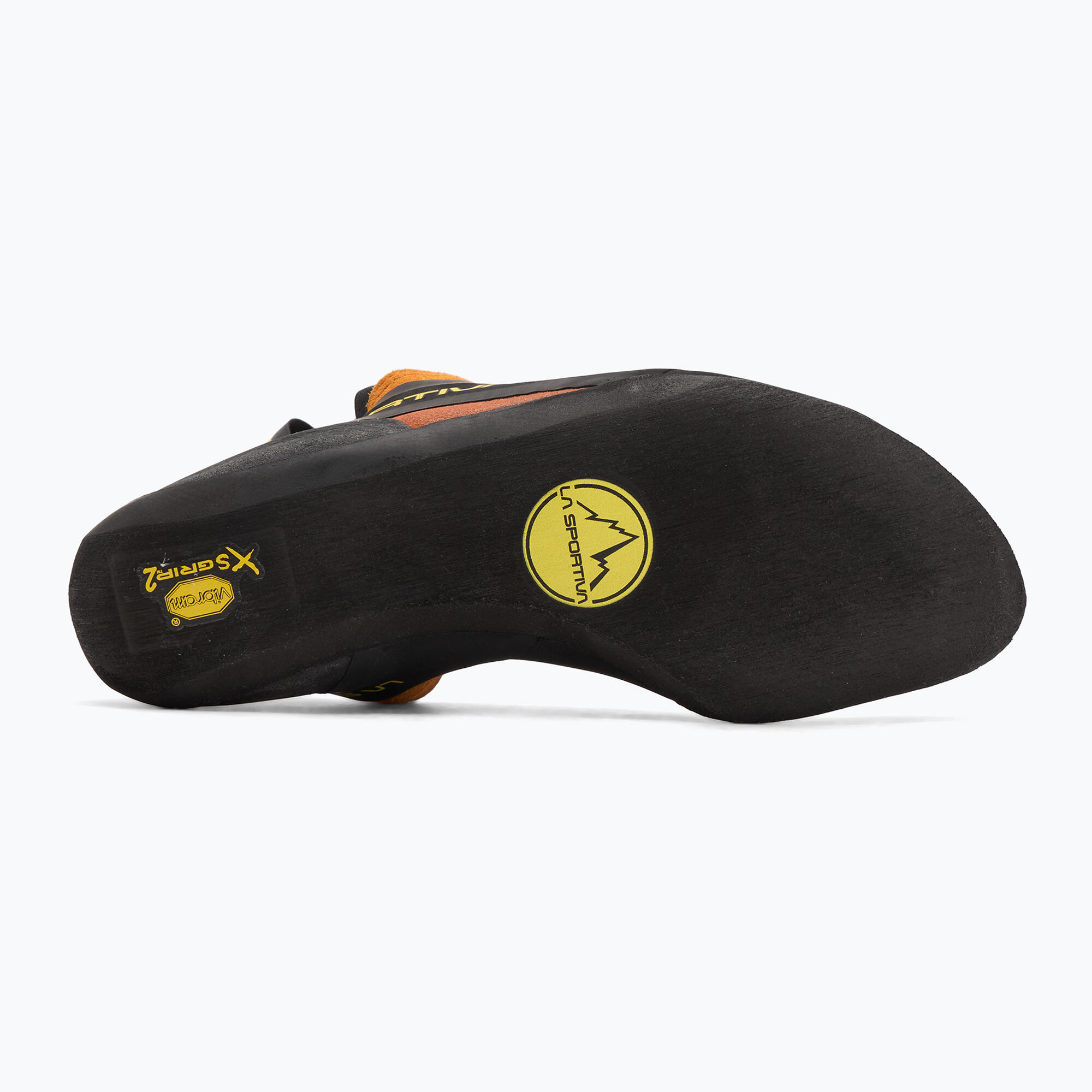 Chausson d’escalade La Sportiva Cobra orange, Vibram XS Grip2 3,5mm 4/5