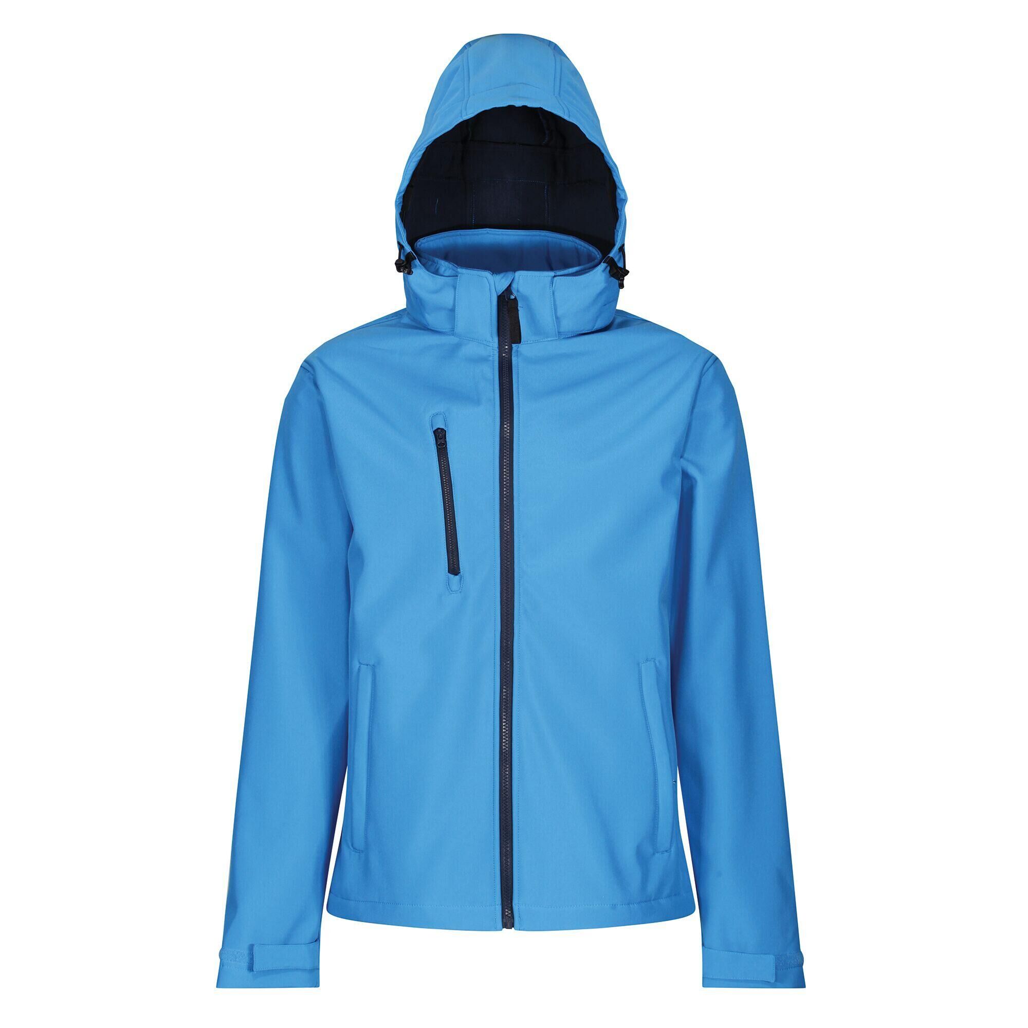 REGATTA Mens Venturer 3 Layer Membrane Soft Shell Jacket (French Blue/Navy)