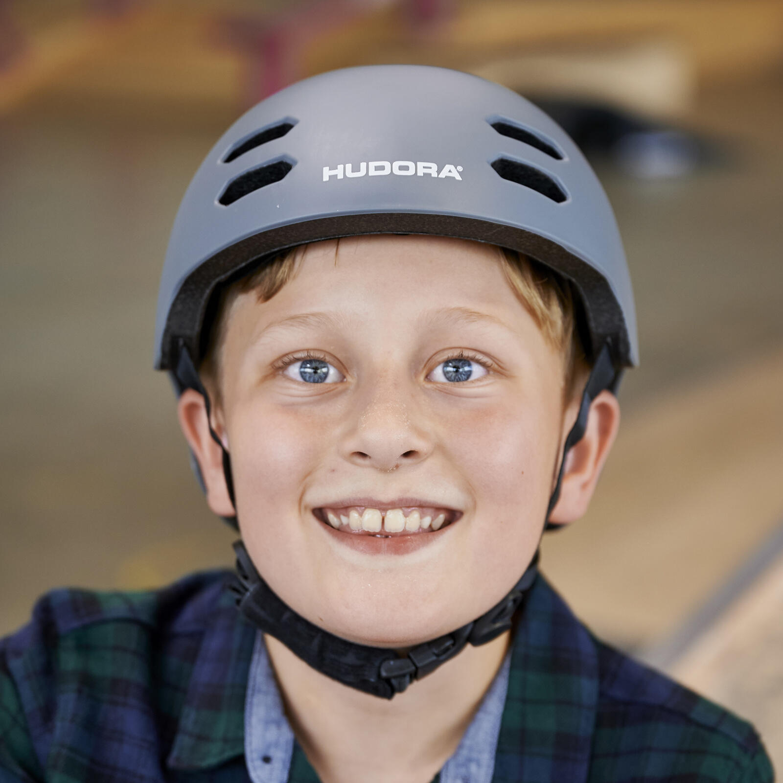 Kask Hudora Allround Rozm. S Grafit 3/7