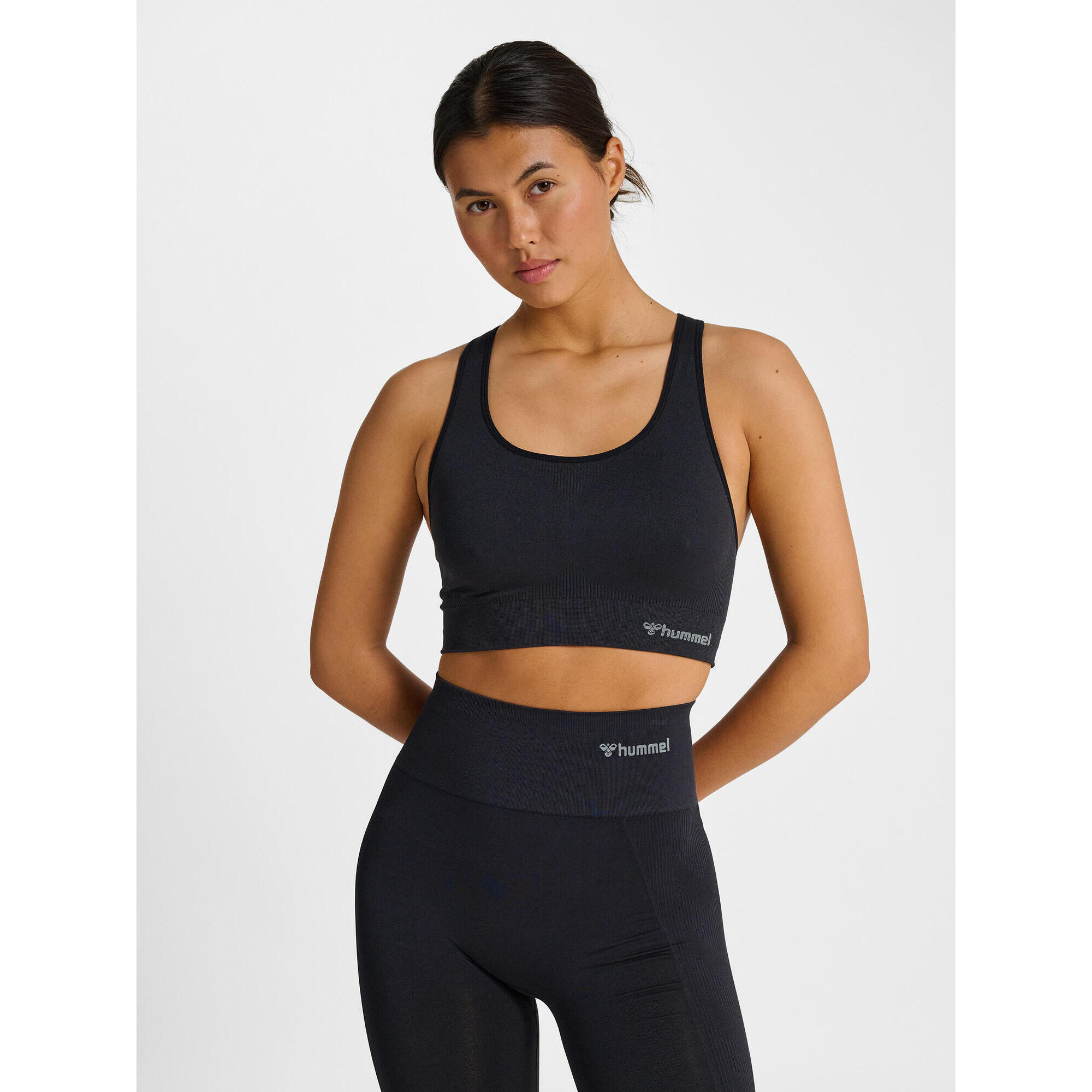 Hummel - Enfiler Top Hmltif Entraînement Femme Hummel - Brassière - Noir - 40 M - Decathlon