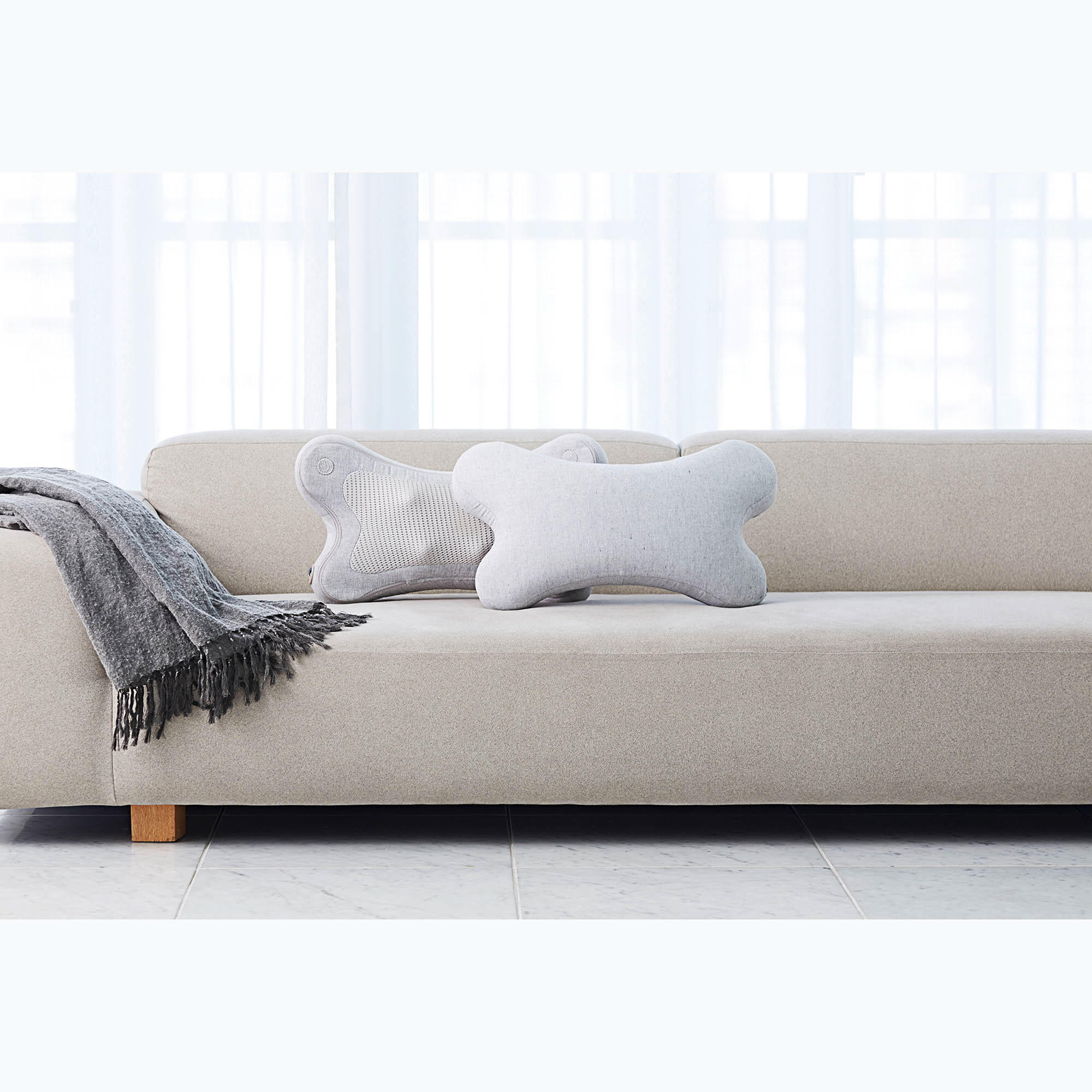 Synca Massagekissen iPuffy grau 5/7