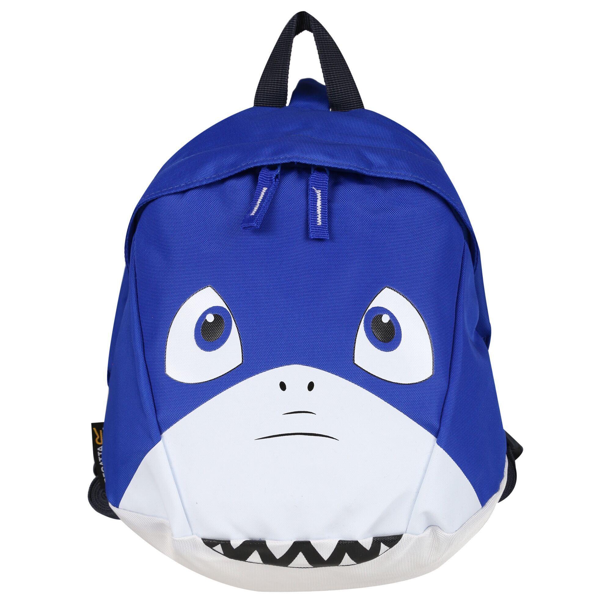 Childrens/Kids Roary Animal Shark Backpack (Blue) 1/4