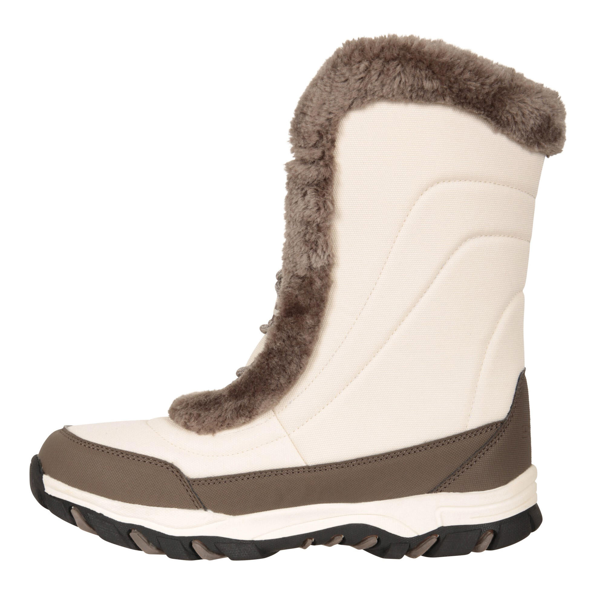 Womens/Ladies Ohio Snow Boots (Beige) 3/3