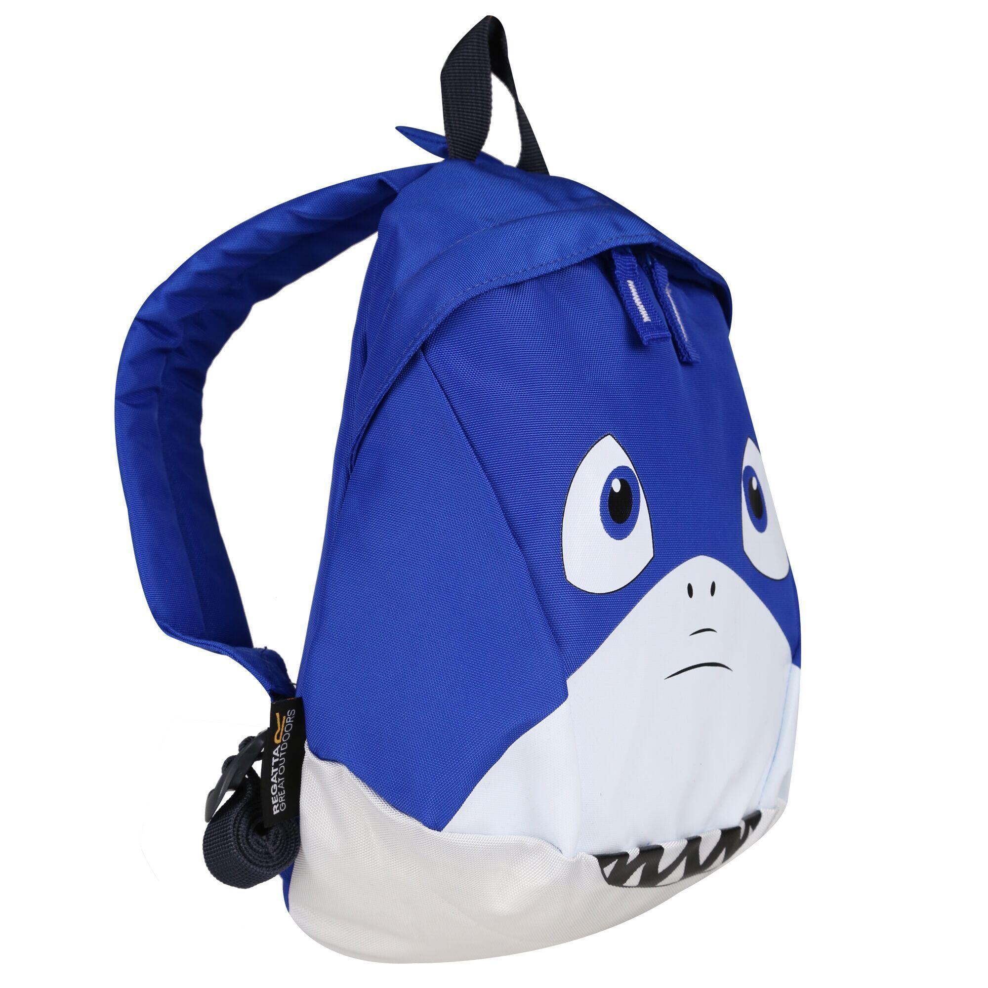 Mochila Diseño Tiburón Roary Animal para Niños/Niñas Azul 3/4