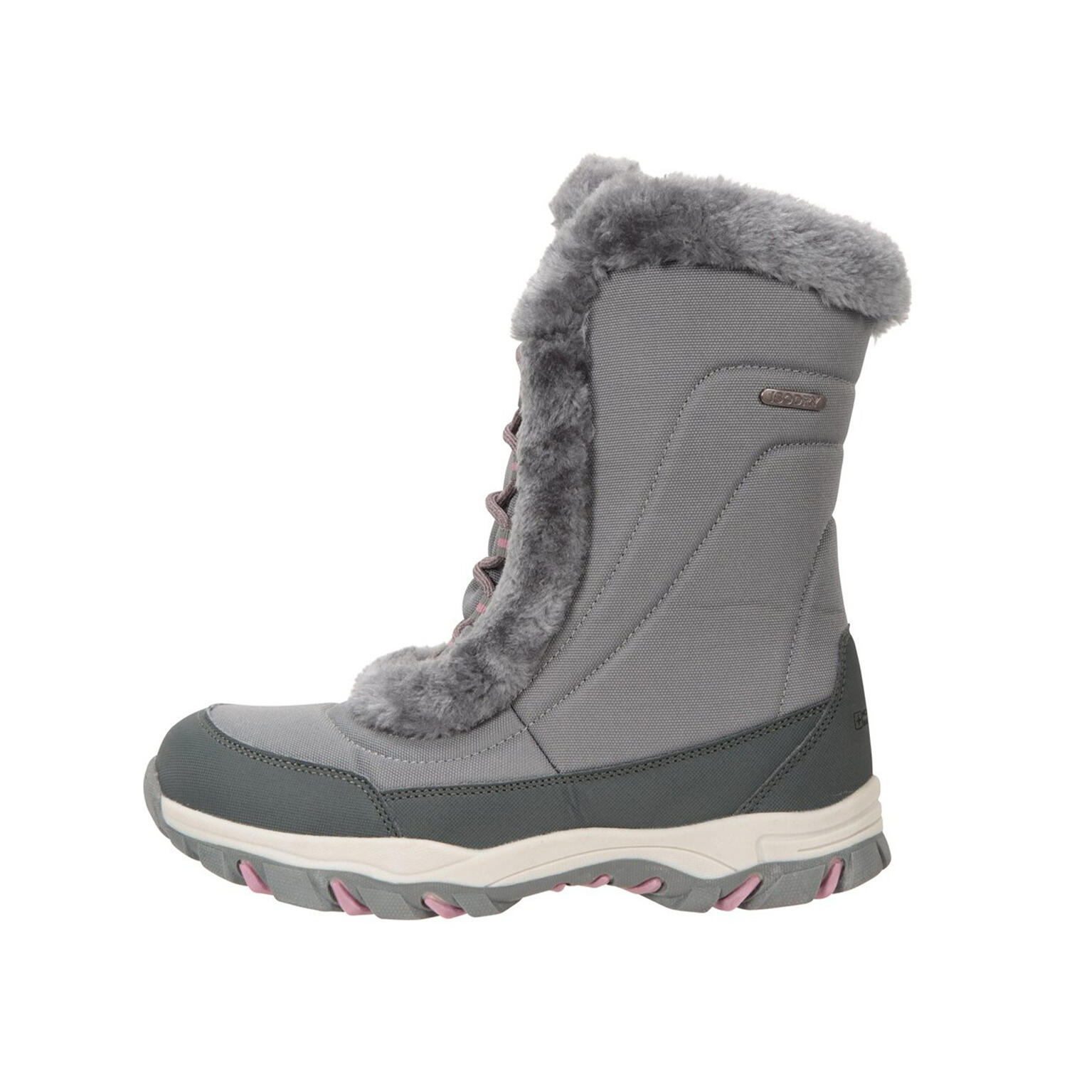 Womens/Ladies Ohio Snow Boots (Green) 3/4