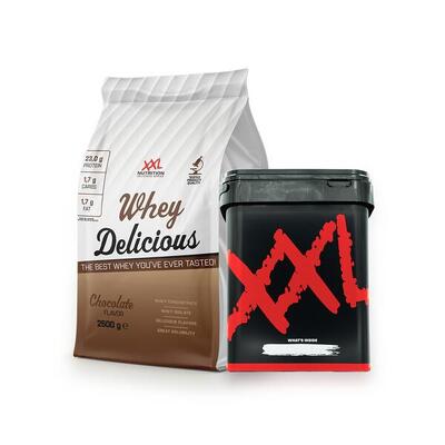 Whey delicious - 80% eiwit, proteïne poeder - bosvruchten - 450 gram (15 shakes)