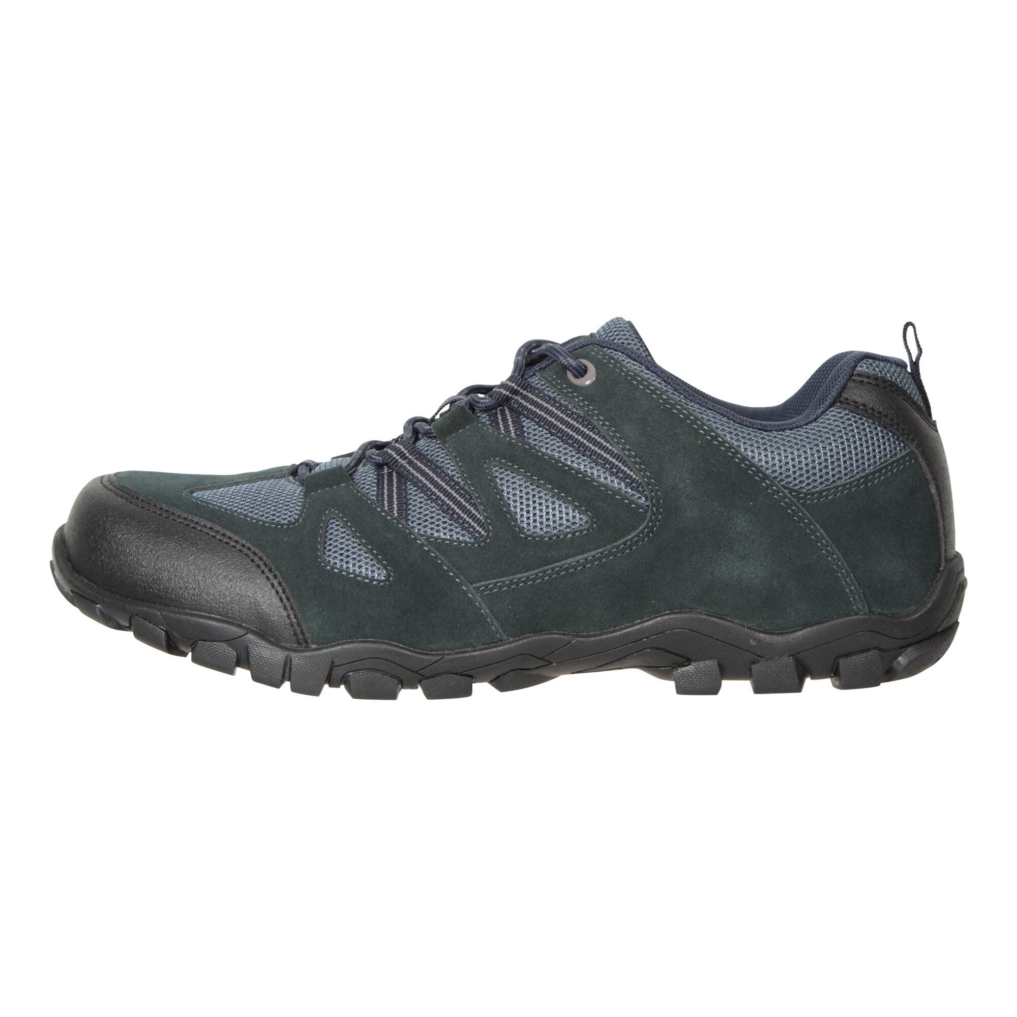 Scarpe Da Passeggio Pelle Scamosciata Uomo Mountain Warehouse Outdoor III Blu 3/4