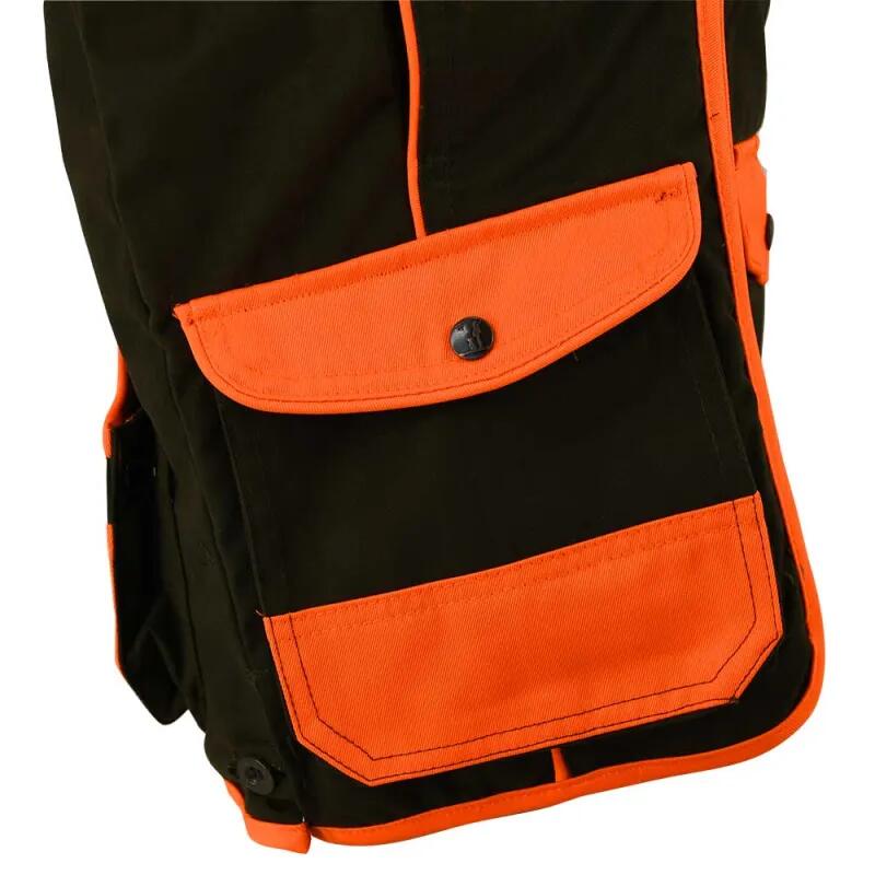 Gilet enfant haute visibilité polyester coton orange 6 à 16 ans 4/5