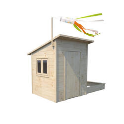 Cabane en bois avec bac à sable intégré PALM SPRINGS