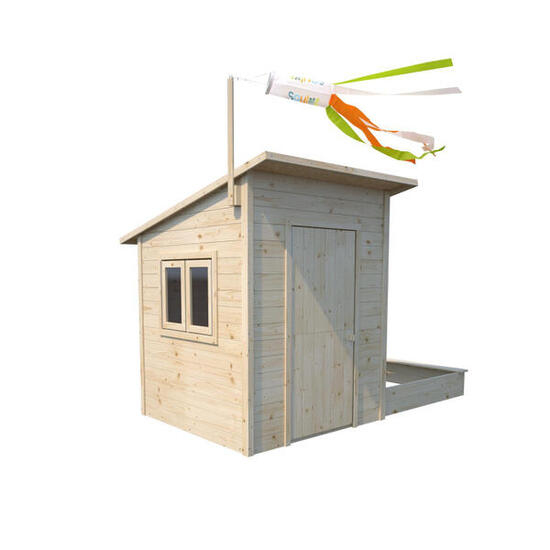 Cabane en bois avec bac à sable intégré PALM SPRINGS