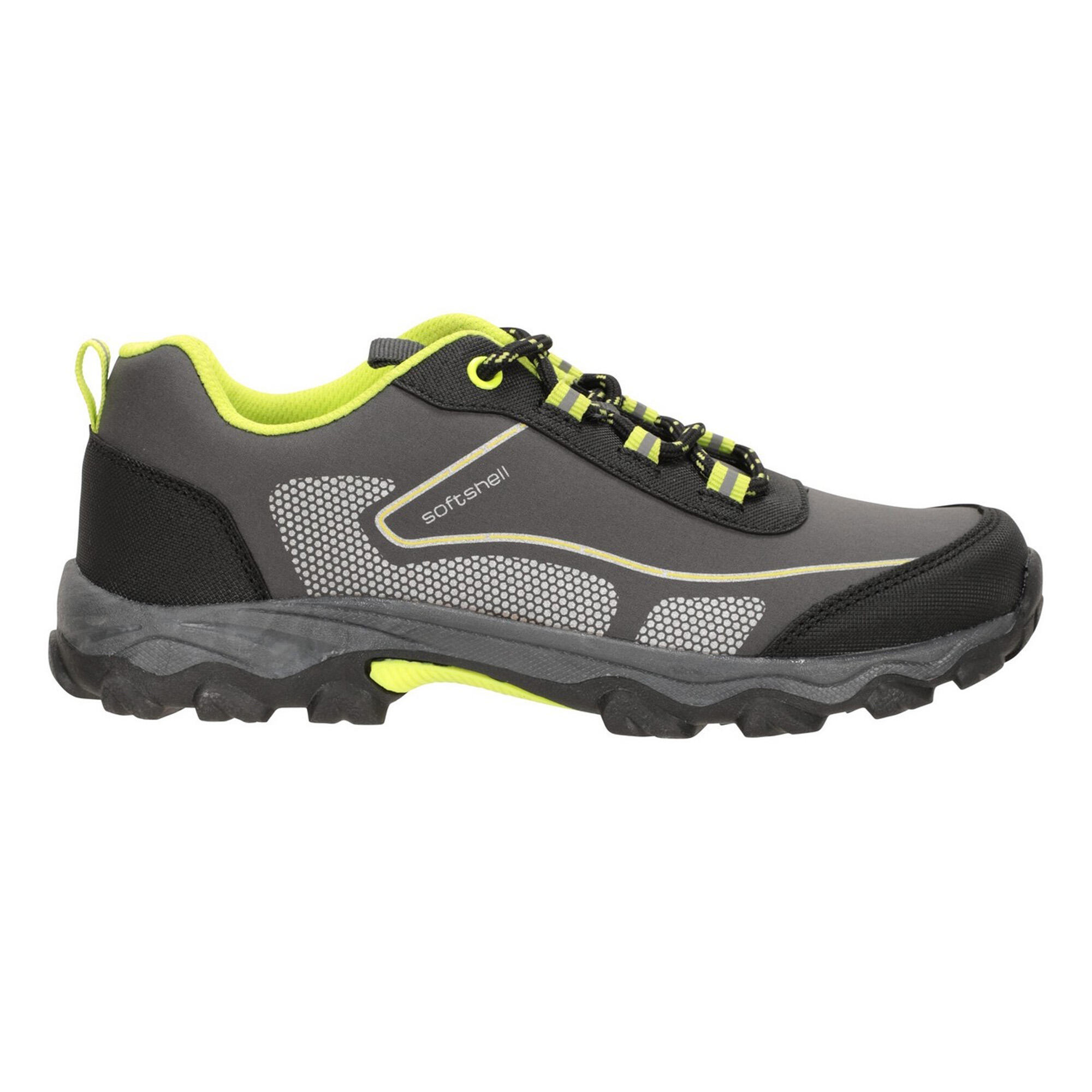 Scarpe Da Passeggio Softshell Bambini Mountain Warehouse Verde Acceso 2/4