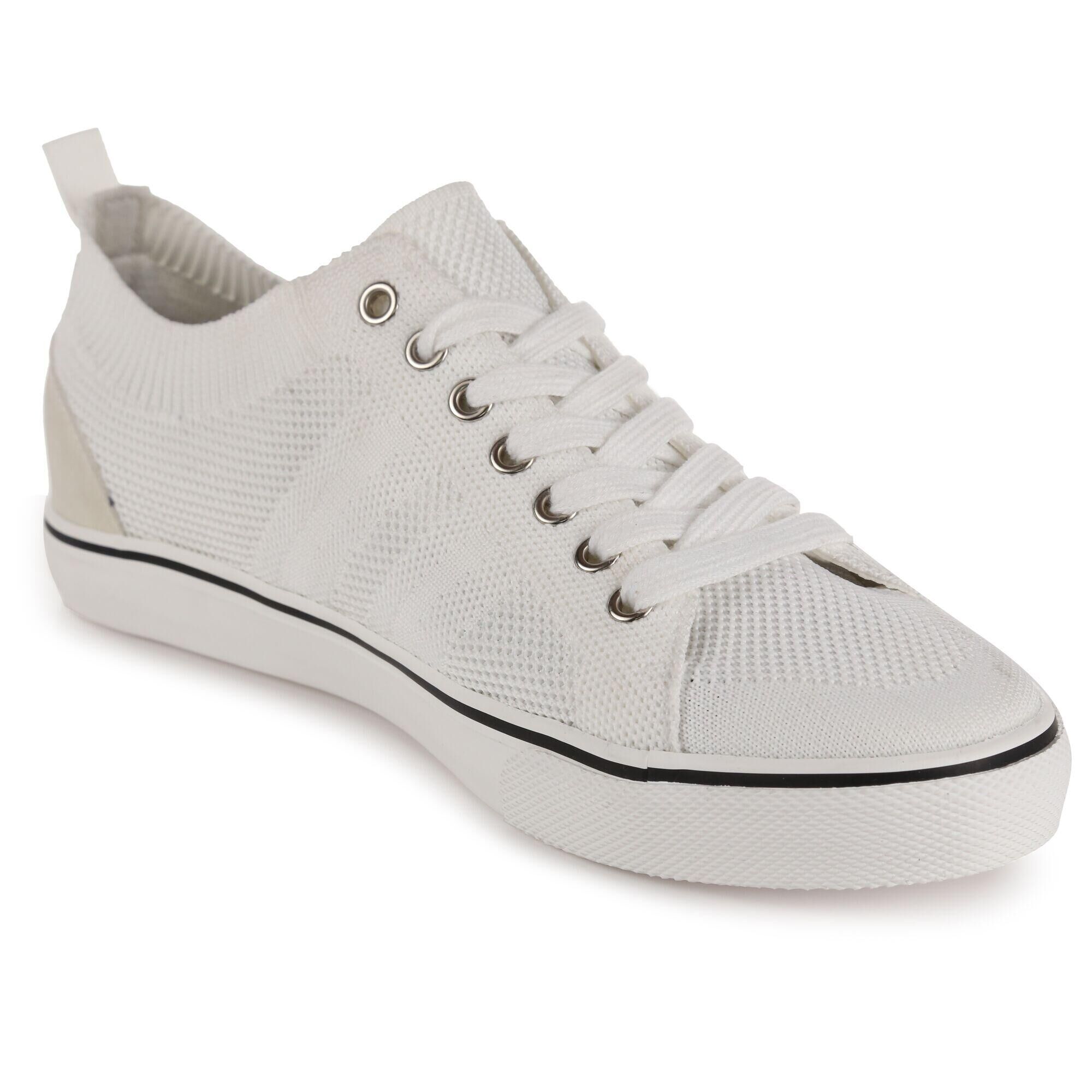 REGATTA Great Outdoors Mens Knitted Trainers (White)