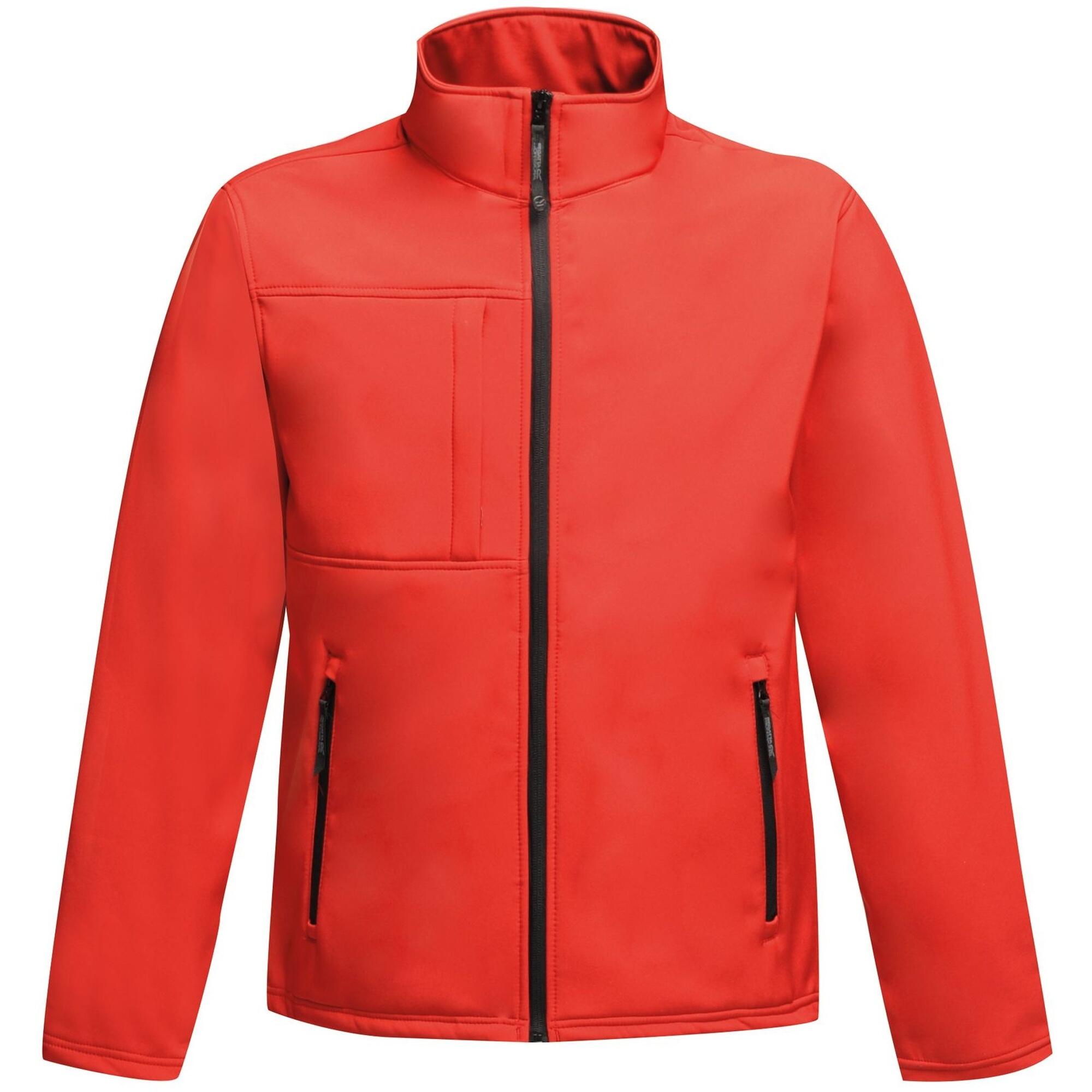 REGATTA Professional Mens Octagon II Waterproof Softshell Jacket (Classic Red/Black)