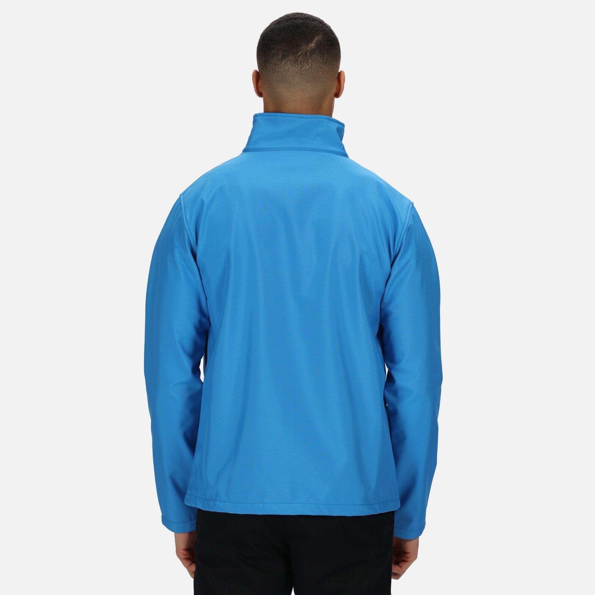 Mens Ablaze 3 Layer Softshell Jacket (French Blue) 2/5