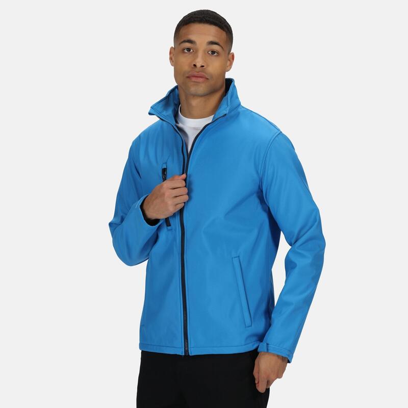 Softshelljacke Ablaze dreilagig Herren Aquablau