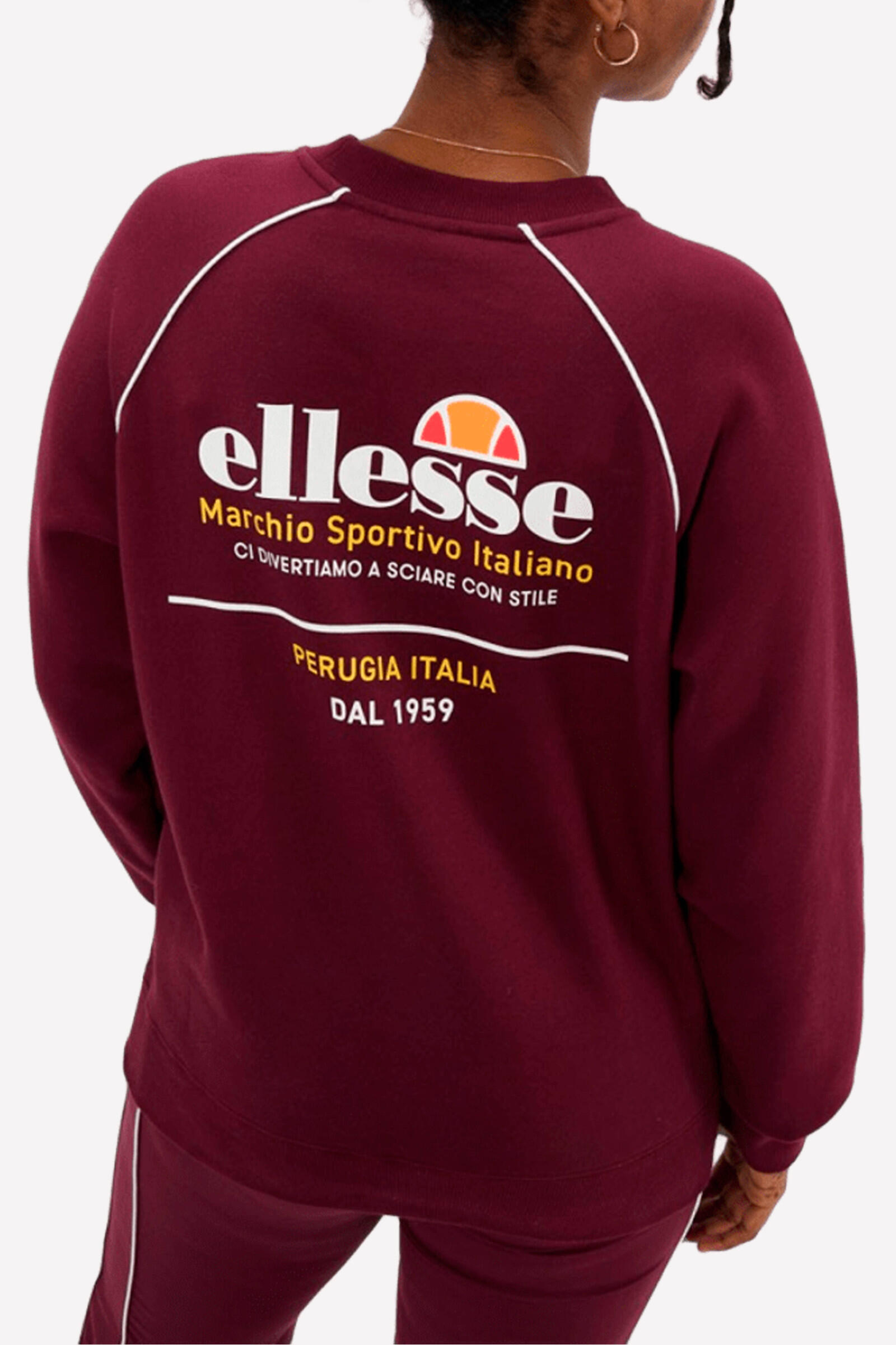 Ellesse Sudadera Serre  Ellesse Granate 3/5