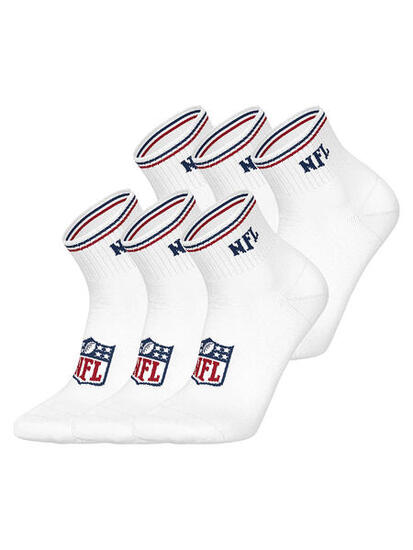 American Football Freizeitsocken atmungsaktiv unisex - NFL Shield Quarter mehrfa
