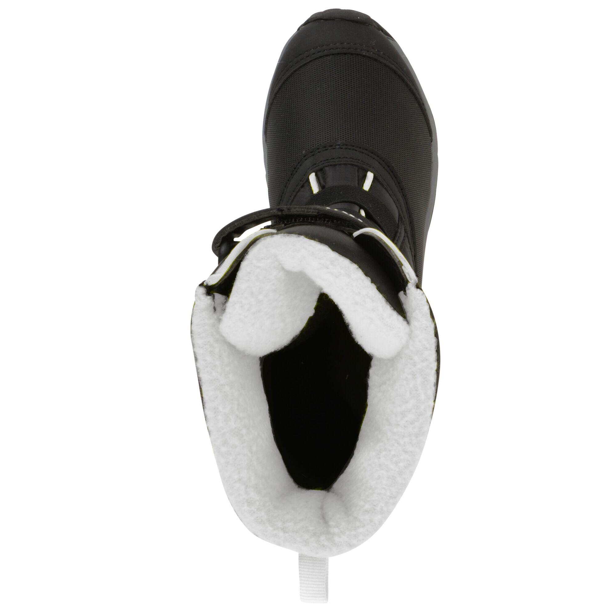 Childrens/Kids Skiway II Snow Boots (Black/White) 4/5