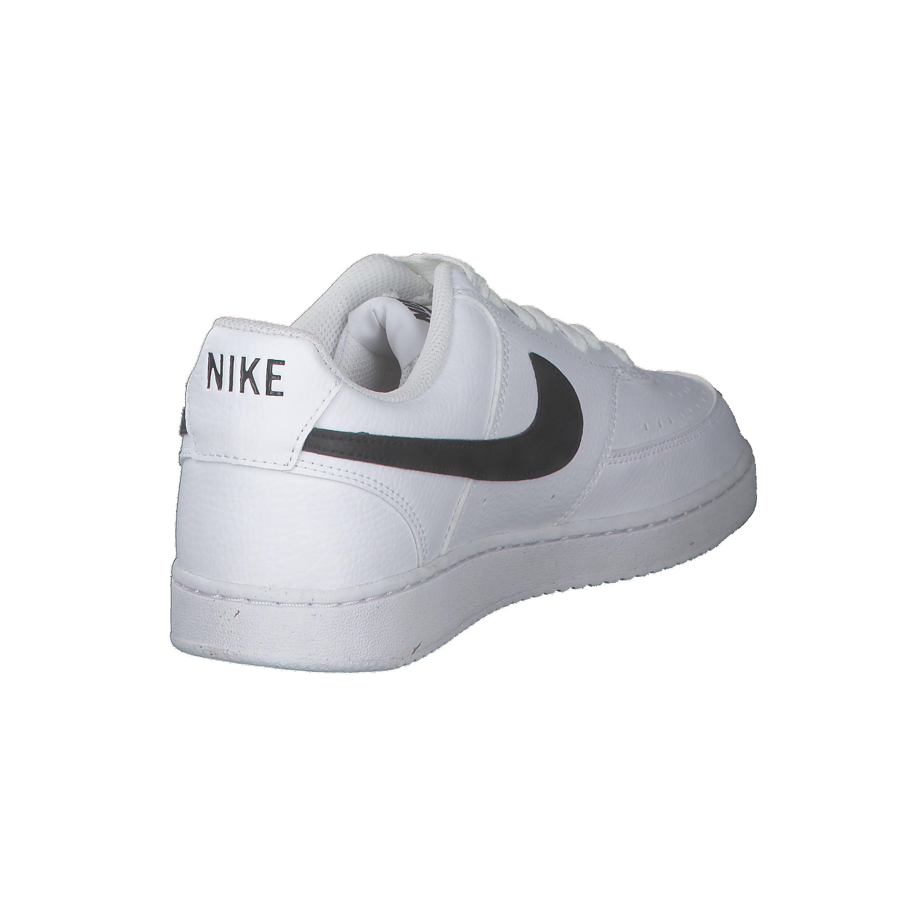 Zapatillas  Court Vision Low Next Nature White Black 6/7