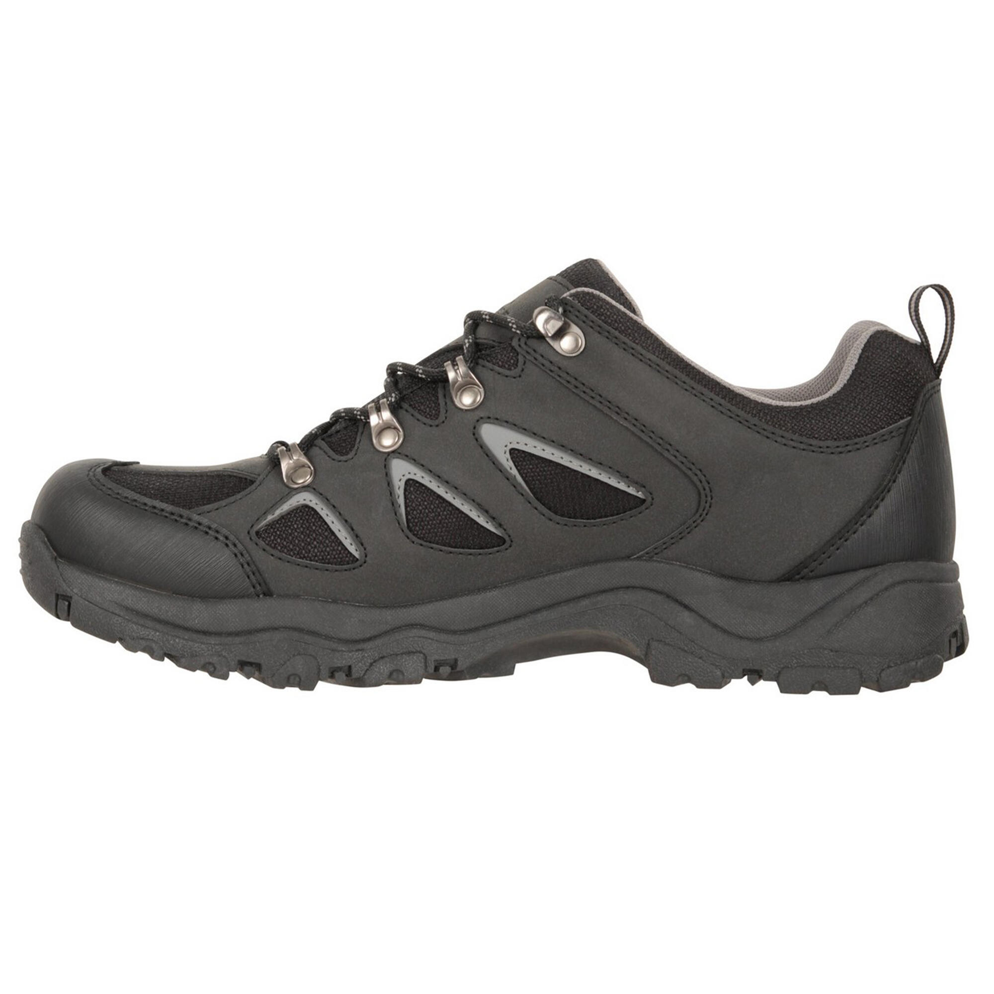 Wanderschuhe "Adventure", Wasserfest Herren Schwarz 3/4