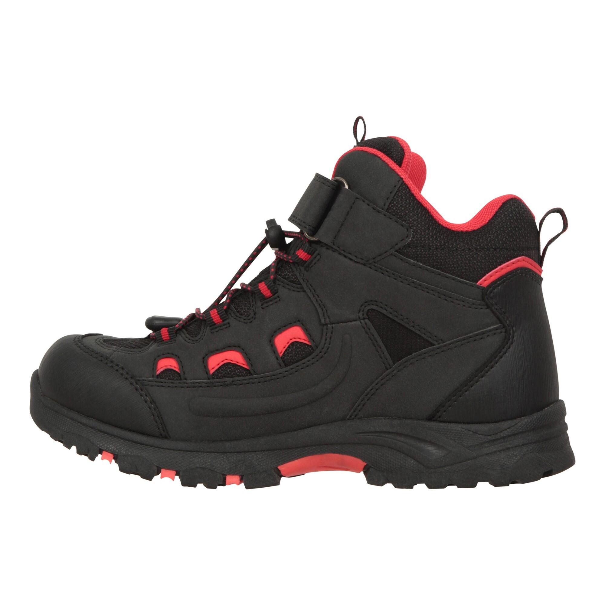 Wanderstiefel Kinder Schwarz 3/4