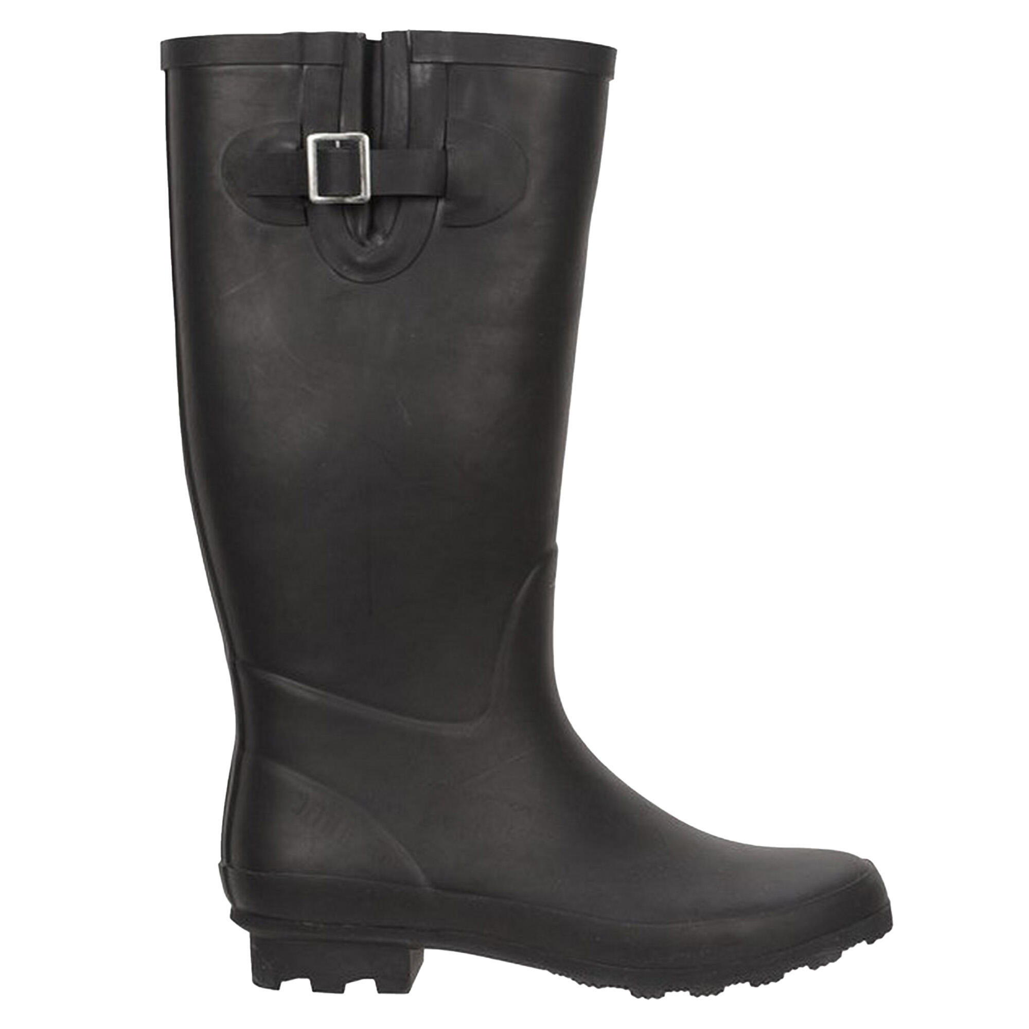 Womens/Ladies Tall Wellington Boots (Black) 4/4